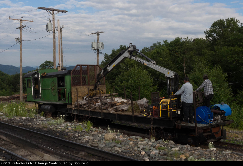 MWCR M1 and maintenance of way work train